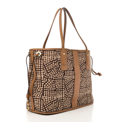 MCM Visetos Medium Liz Reversible Shopper Tote Cognac 6 of 16