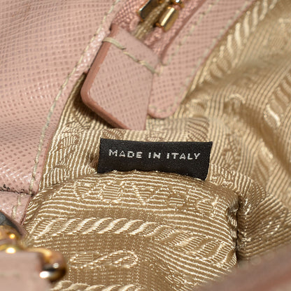 Prada Saffiano Lux Small Double Zip Tote Cammeo 10 of 11
