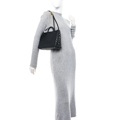Bottega Veneta Nappa Intrecciato Small Andiamo Shoulder Bag Black 2 of 14