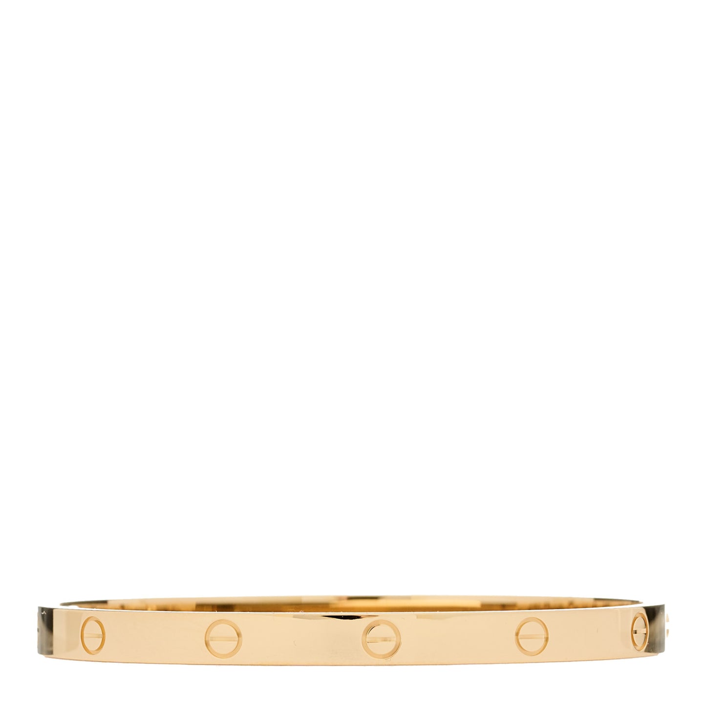 18K Yellow Gold Medium LOVE Bracelet 17