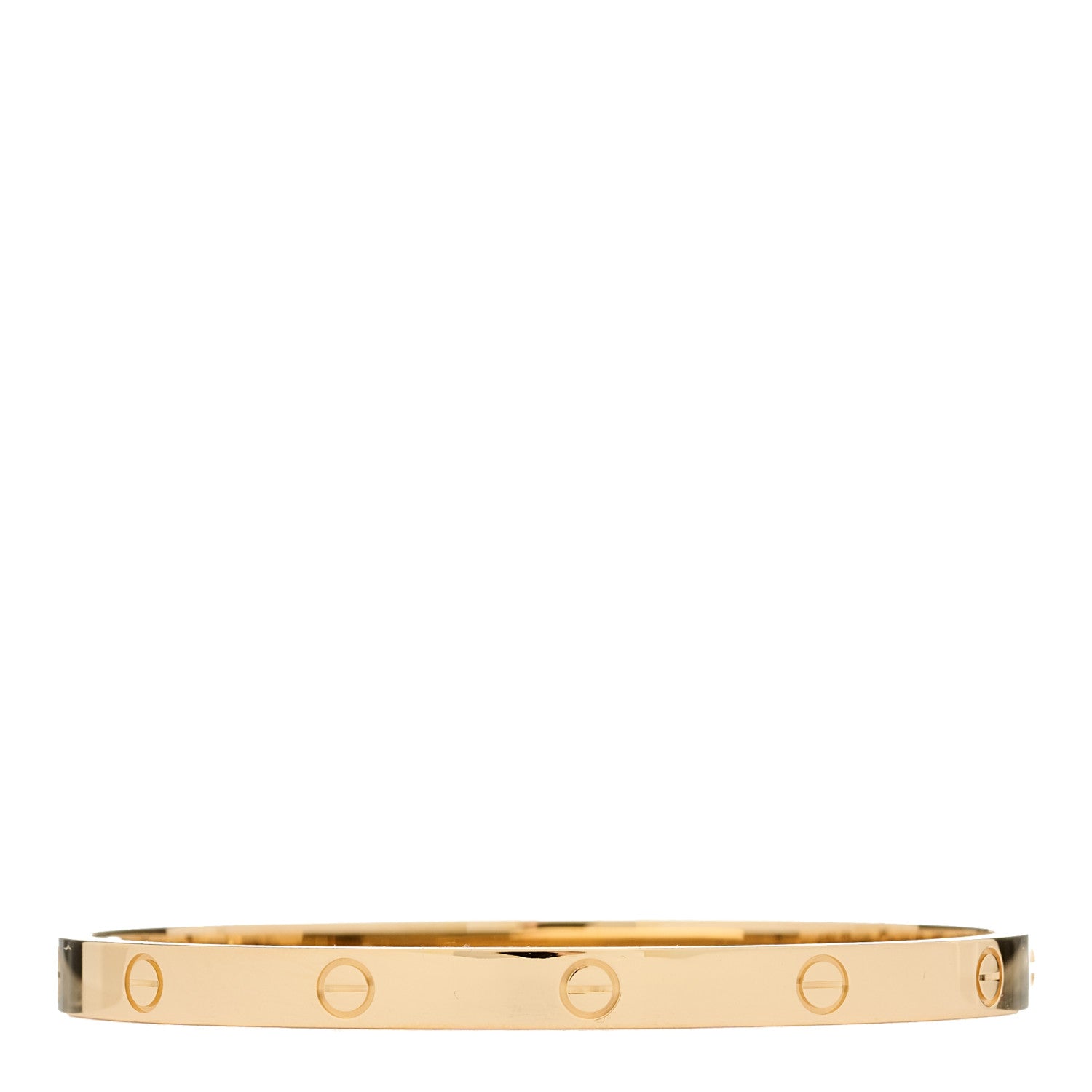 Cartier 18K Yellow Gold Medium LOVE Bracelet 17 2 of 9