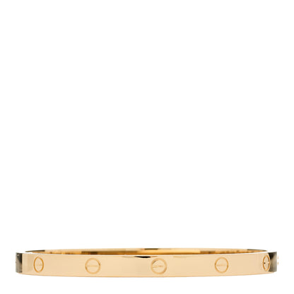 Cartier 18K Yellow Gold Medium LOVE Bracelet 17 2 of 9