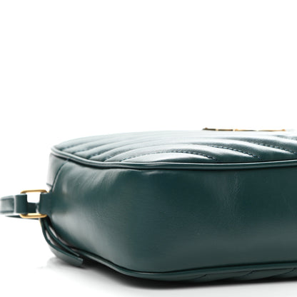 Saint Laurent Calfskin Matelasse Monogram Lou Camera Bag Sea Turquoise 9 of 10