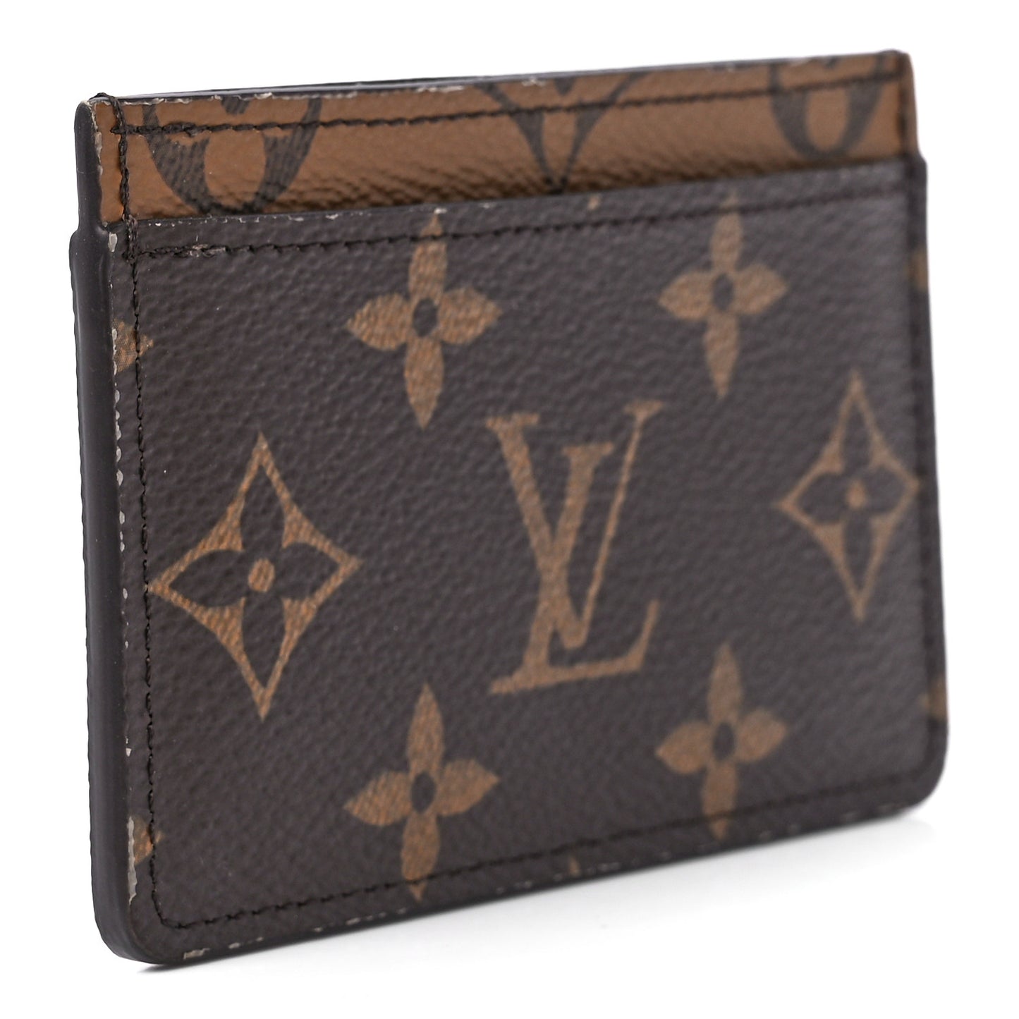Reverse Monogram Card Holder