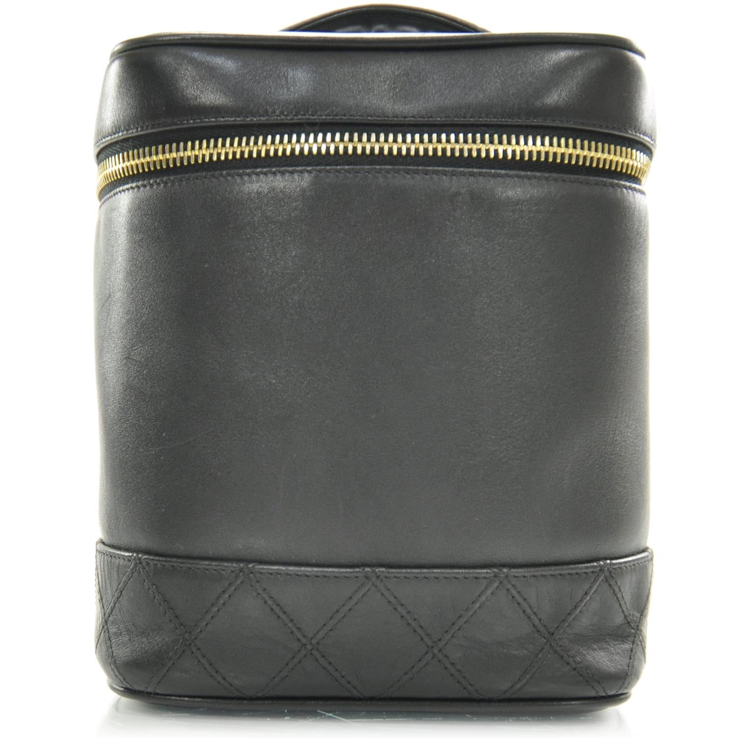 Chanel Lambskin Vanity Cosmetic Bag Black 1 of 8