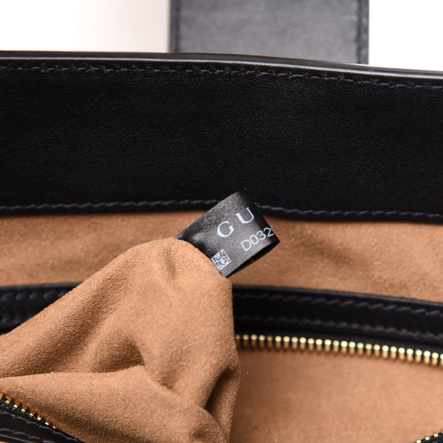 GG Supreme Monogram Medium Padlock Tote Black