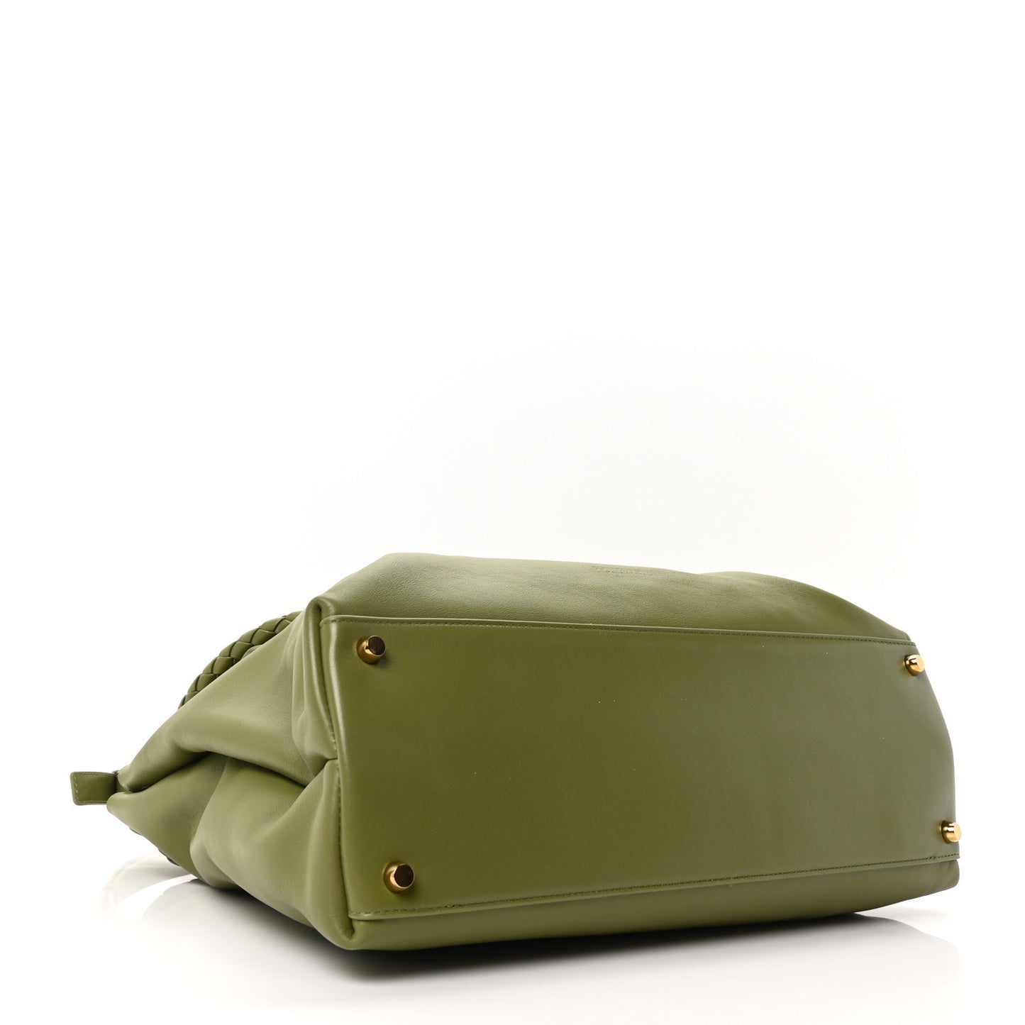 Silky Calfskin Large Ciao Ciao Matcha