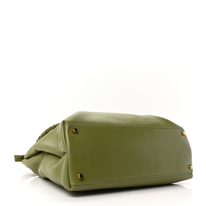 Bottega Veneta Silky Calfskin Large Ciao Ciao Matcha 4 of 10