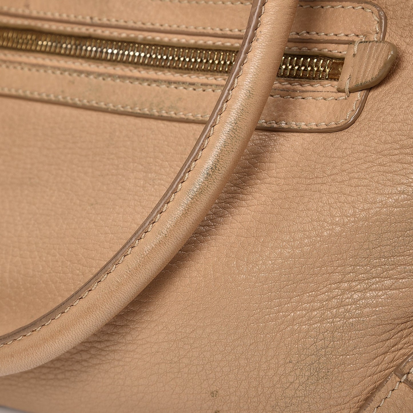 Cervo Deerskin Shoulder Bag Sabbia