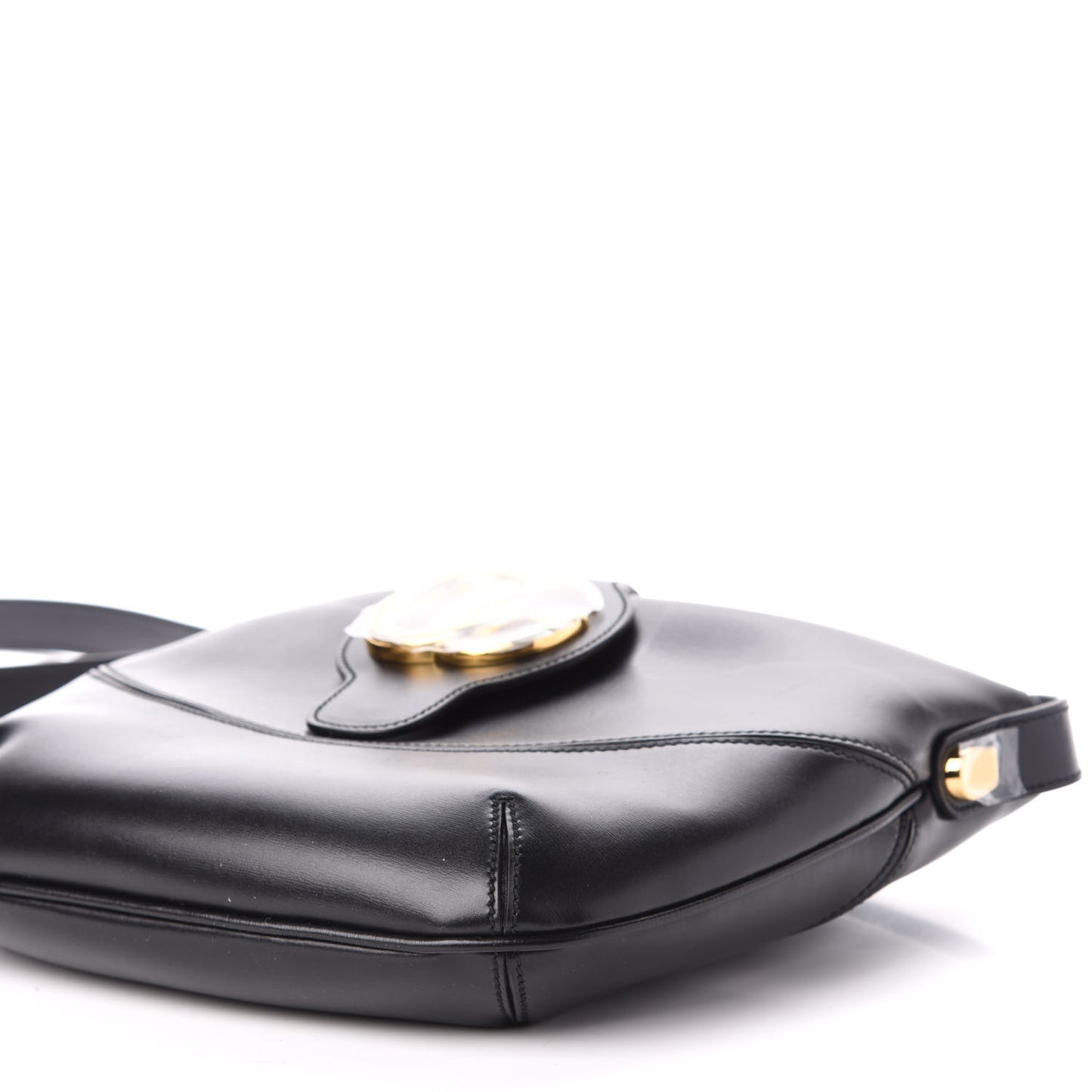 Calfskin Medium Arli Shoulder Bag Black