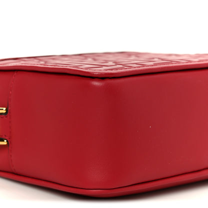 Fendi Vitello Century FF 1974 Embossed Mini Camera Case Fragola 9 of 10