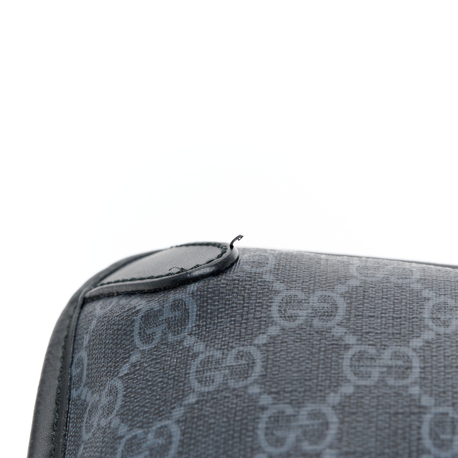 Gucci GG Supreme Monogram Web Medium Messenger Bag Black Grey 12 of 12