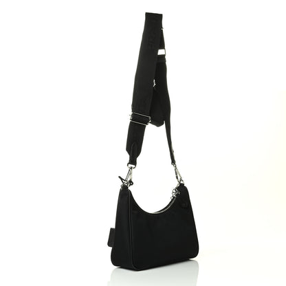 Prada Nylon Re-Edition 2005 Shoulder Bag Black 2 of 4