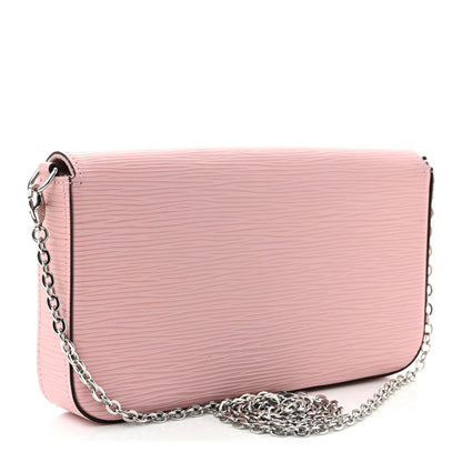 Louis Vuitton Epi Pochette Felicie Rose Ballerine 4 of 12