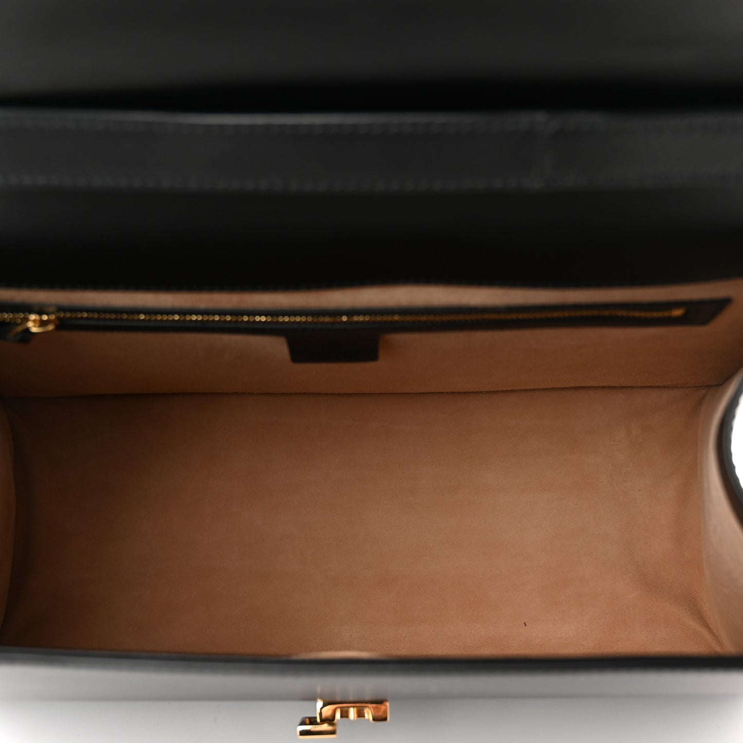 Calfskin Maxi Sylvie Top Handle Bag Black