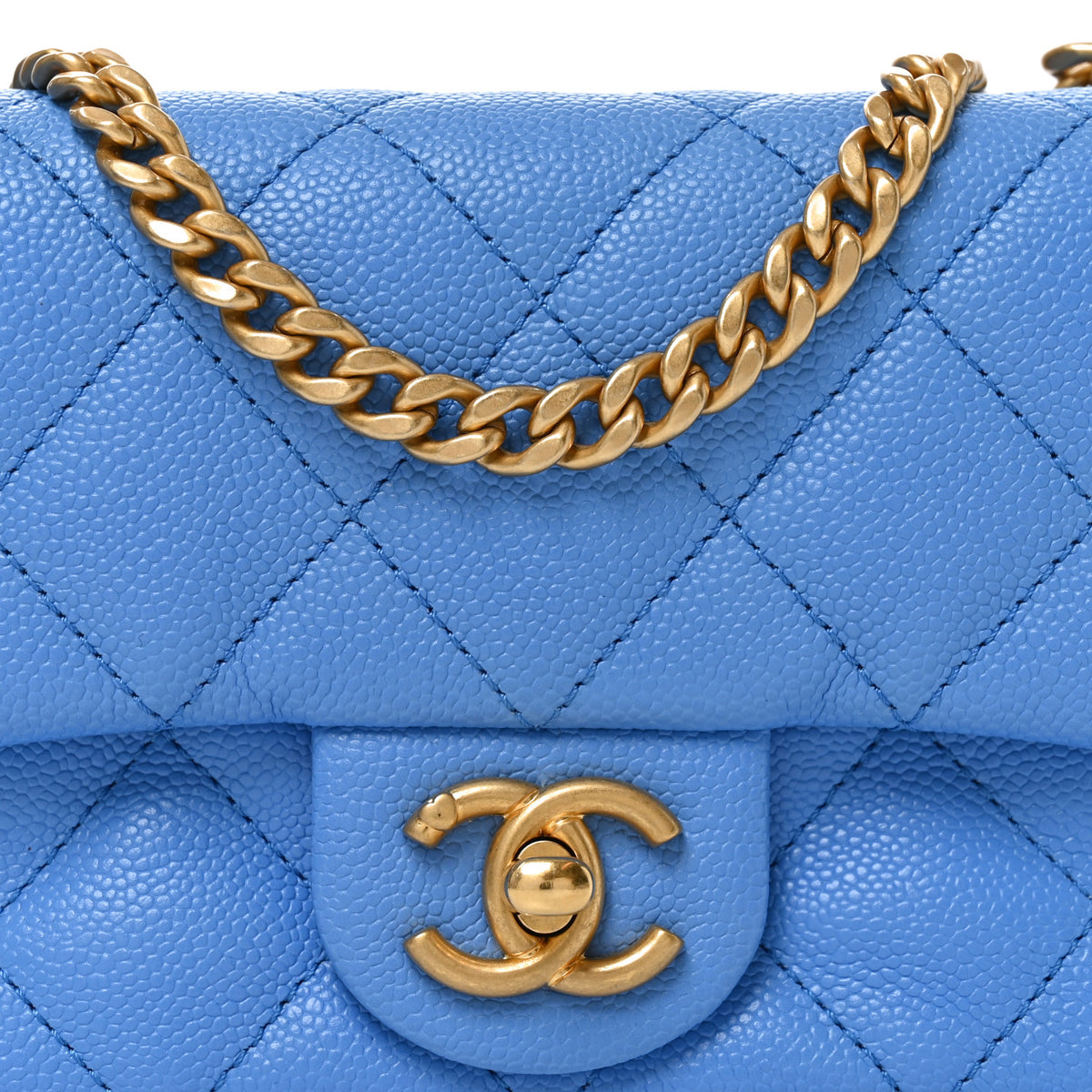 Chanel Caviar Quilted Mini Rectangular Sweetheart Flap Black 8 of 11