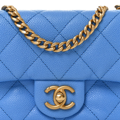 Chanel Caviar Quilted Mini Rectangular Sweetheart Flap Black 8 of 11