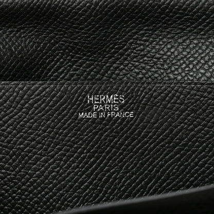 Hermes Epsom Bearn Gusset Wallet Black 7 of 14