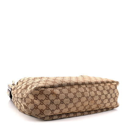 Gucci Monogram Medium Horsebit Chain Hobo Dark Brown 4 of 10
