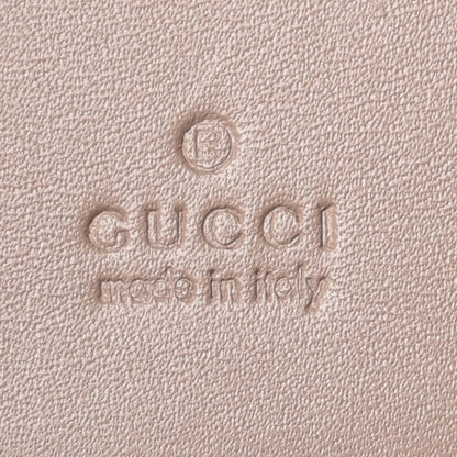 Gucci Calfskin Matelasse GG Marmont Card Case Wallet Porcelain Rose 6 of 8