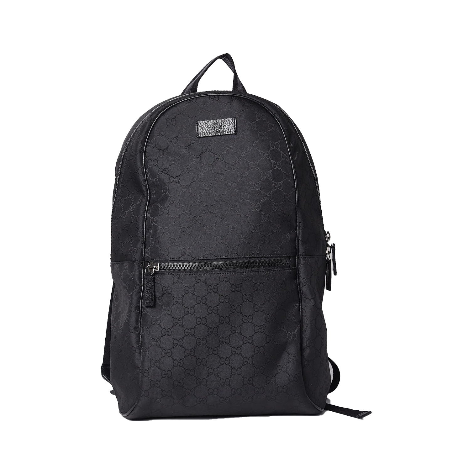 Gucci Nylon Monogram Slim Backpack Black 1 of 8