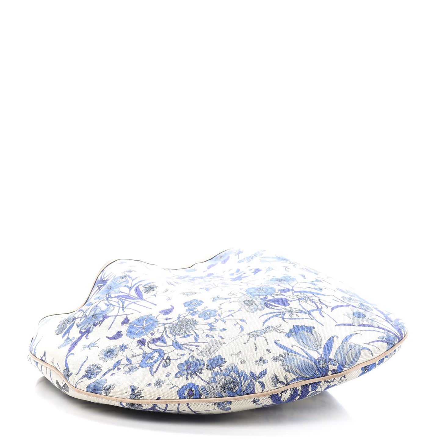 Canvas Flora Floral Large Wave Hobo Blue