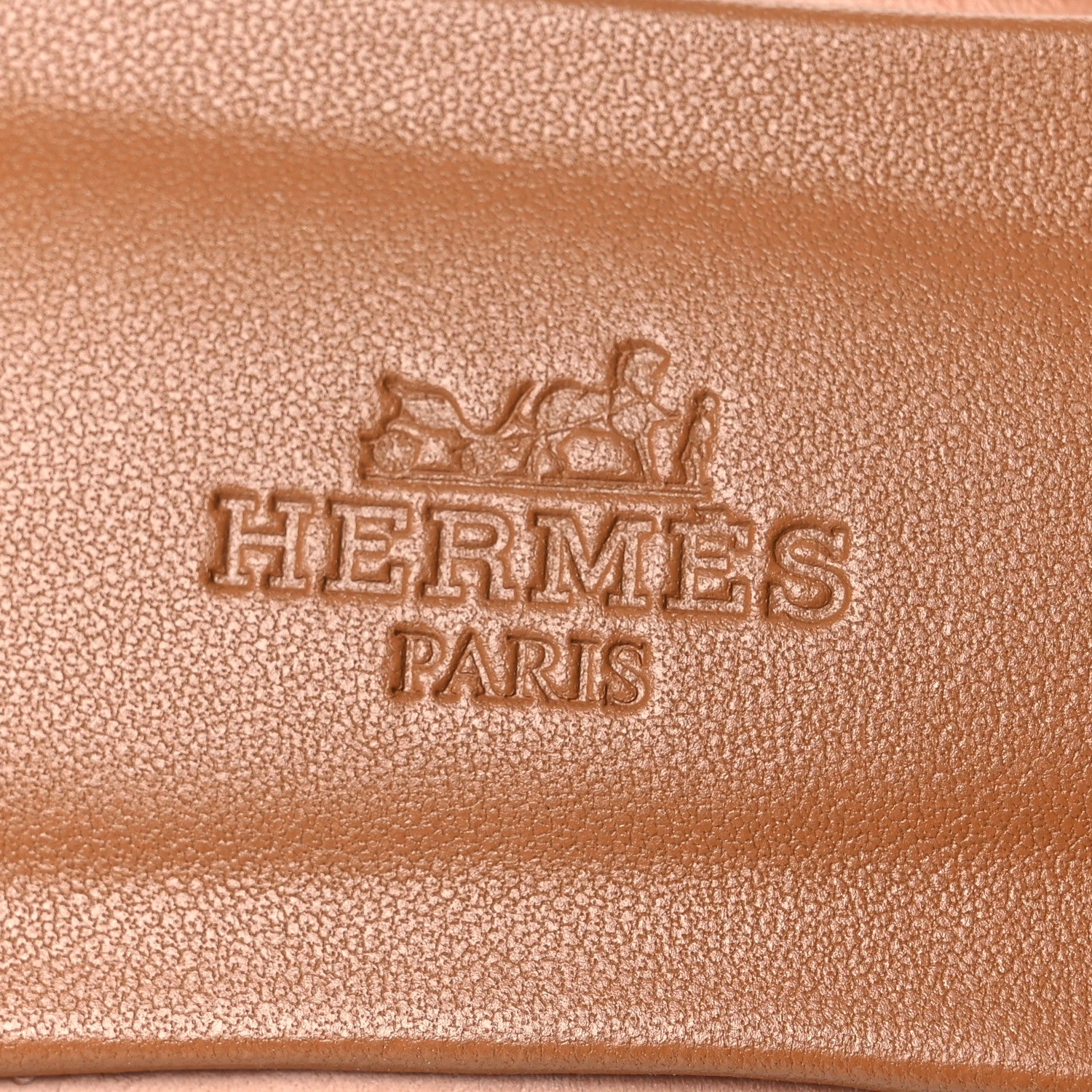 Hermes Suede Goatskin Oran Sandals 36.5 Naturel 9 of 11