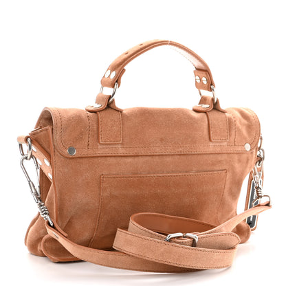 Proenza Schouler Suede Tiny PS1 Satchel Tan 2 of 9