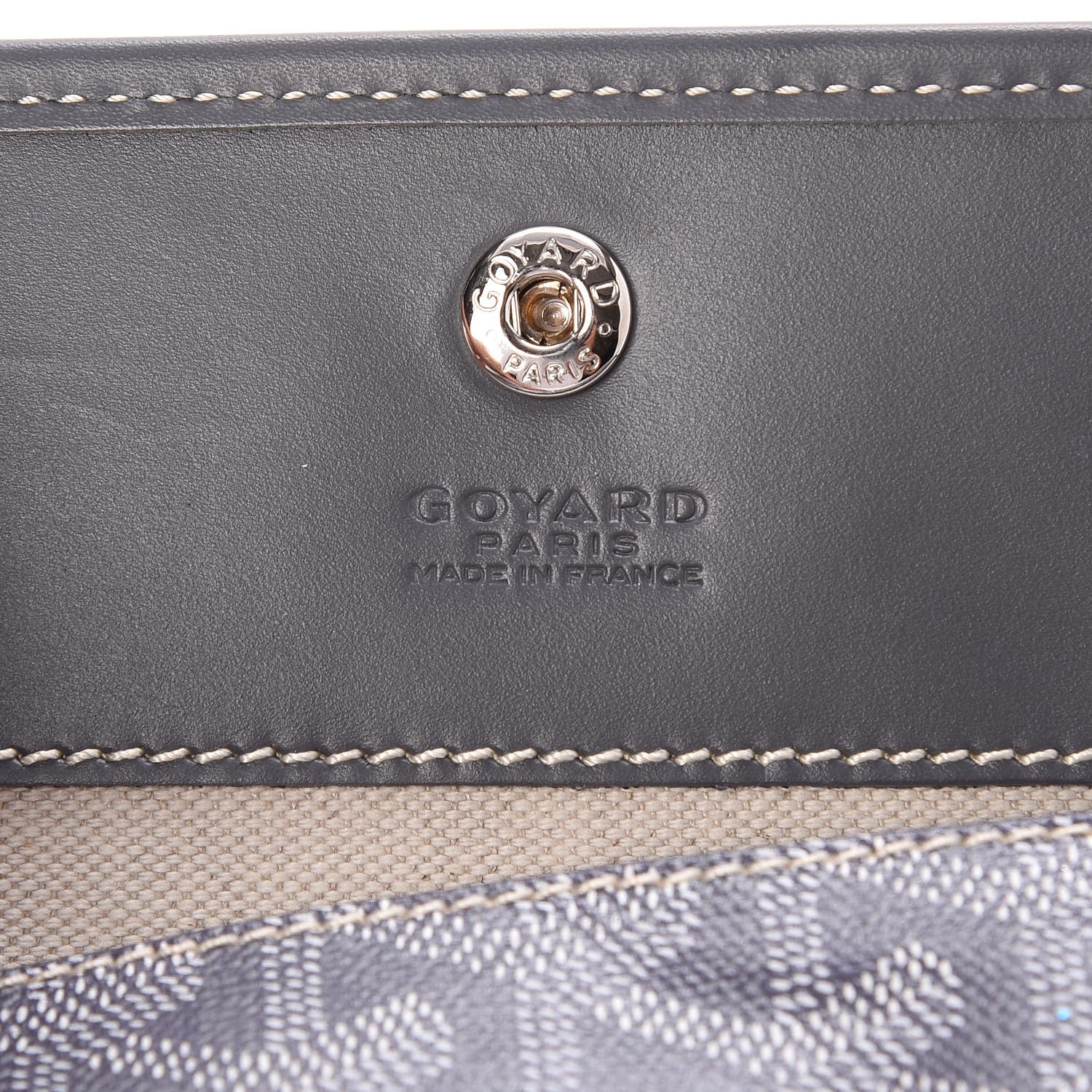Goyard Goyardine Pouch Grey 6 of 6