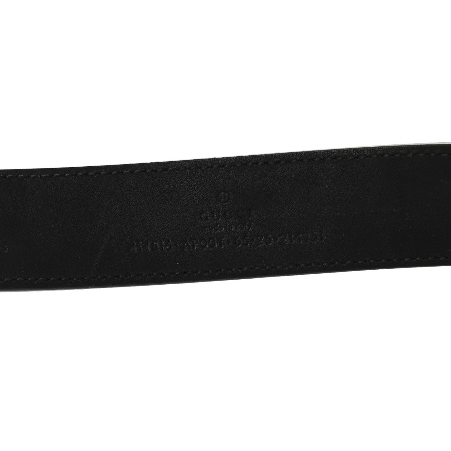 Calfskin Double G 30mm Belt 65 26 Black