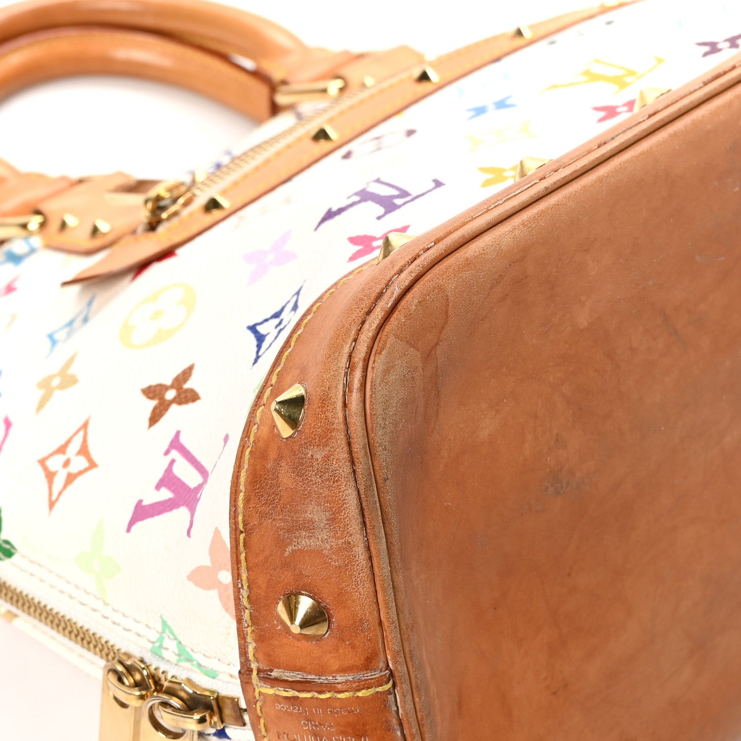 Monogram Multicolor Alma PM White