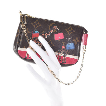 Louis Vuitton Monogram 2017 Christmas Animation Mini Pochette Accessories 2 of 8