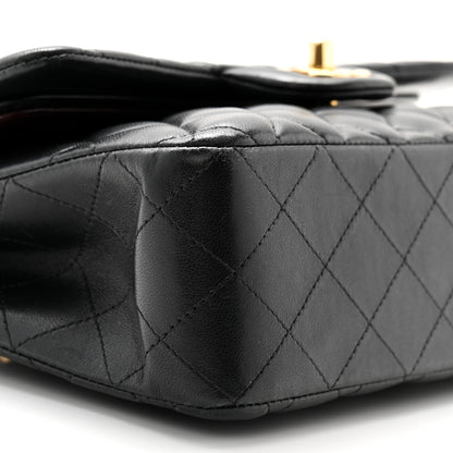 Chanel Lambskin Quilted Small Double Flap Black 9 of 12