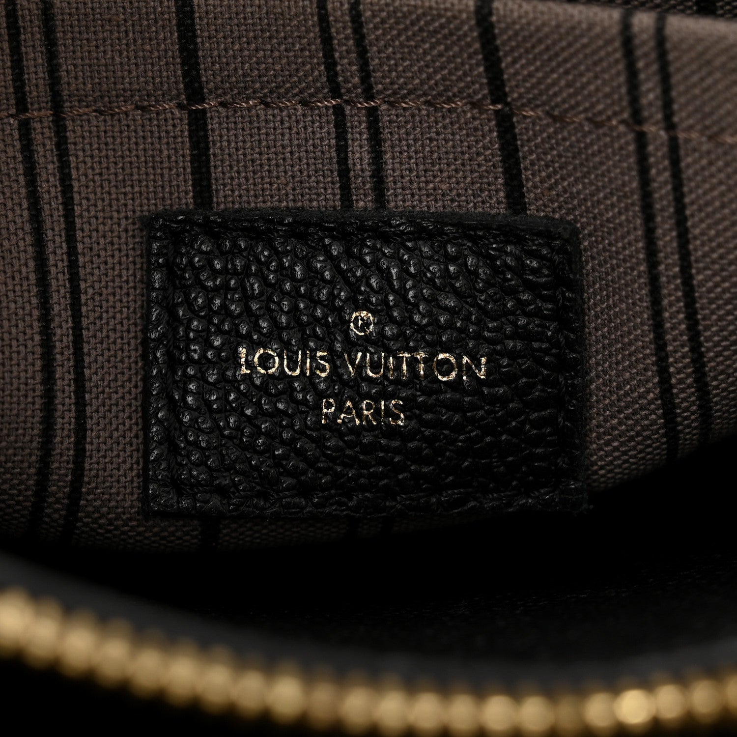 Louis Vuitton Empreinte Montaigne MM Black 6 of 11