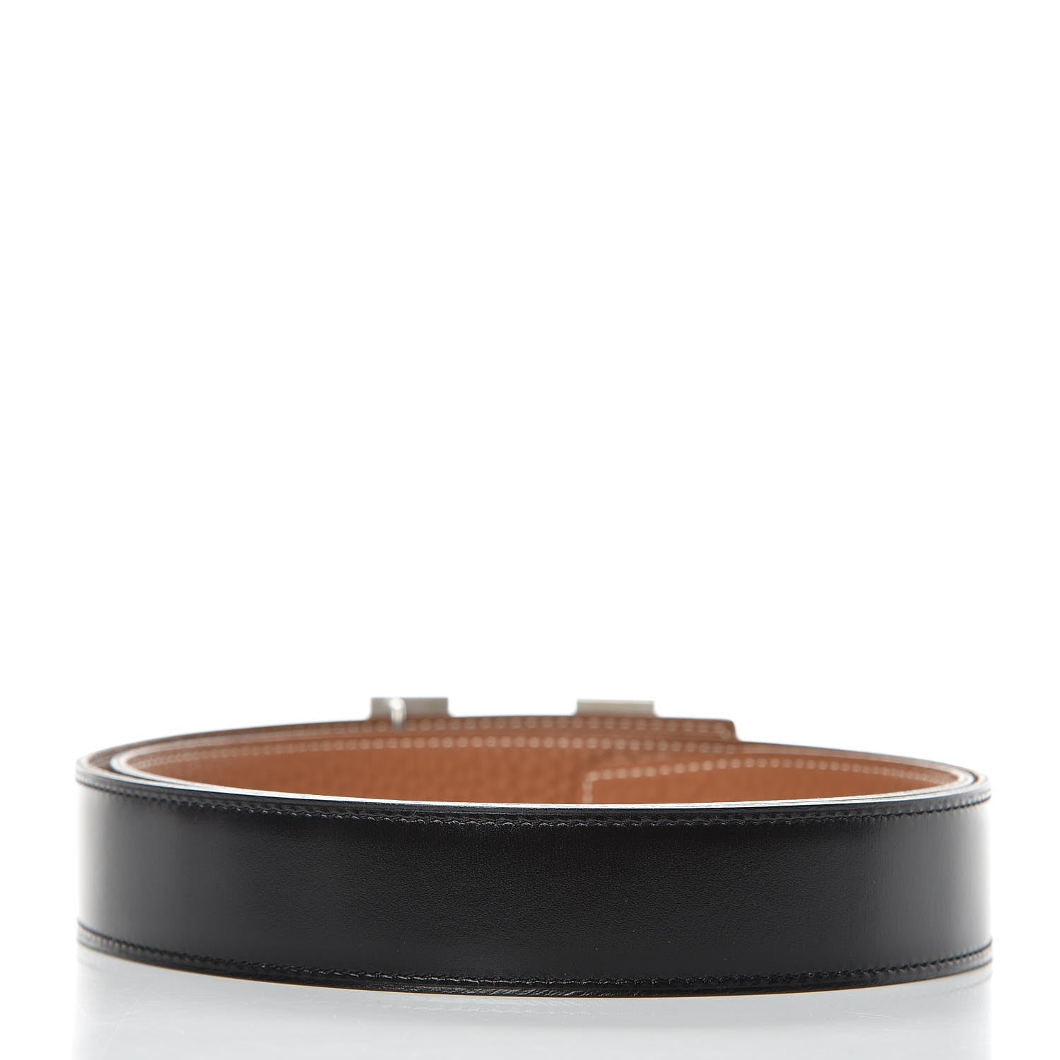 Hermes Box Togo 32mm H Belt 90 Black Gold 3 of 7