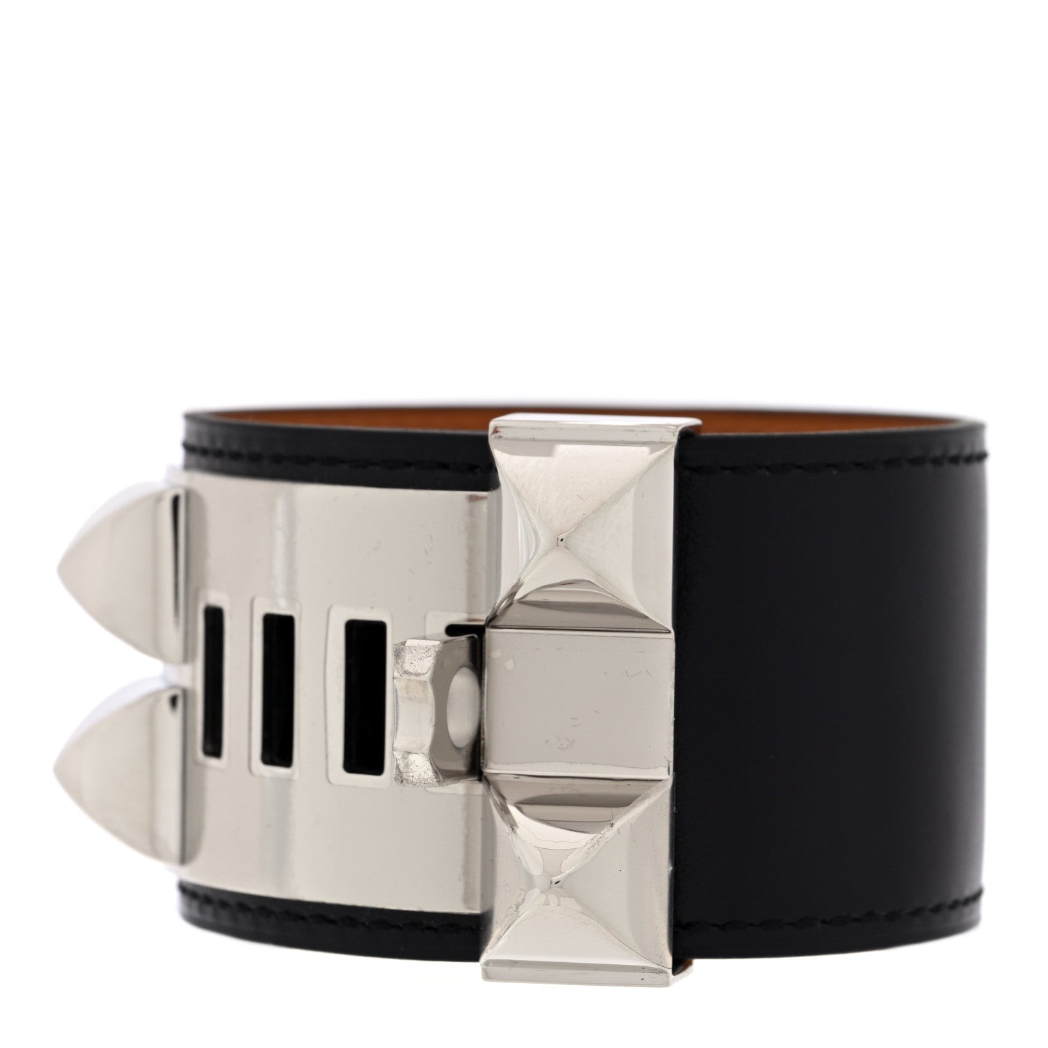Hermes Box Collier De Chien CDC Bracelet S Black 3 of 6