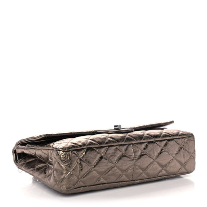 Chanel Metallic Aged Calfskin Quilted 50th Anniversary 2.55 Reissue 227 Flap Bronze 4 of 15