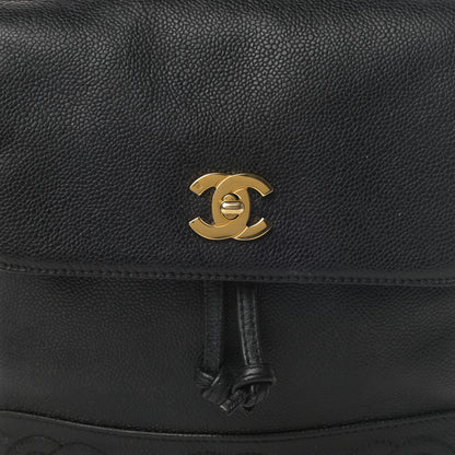 Chanel Caviar CC Backpack Black 8 of 15