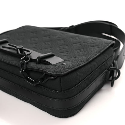 Louis Vuitton Taurillon Monogram Steamer Messenger Black 7 of 8