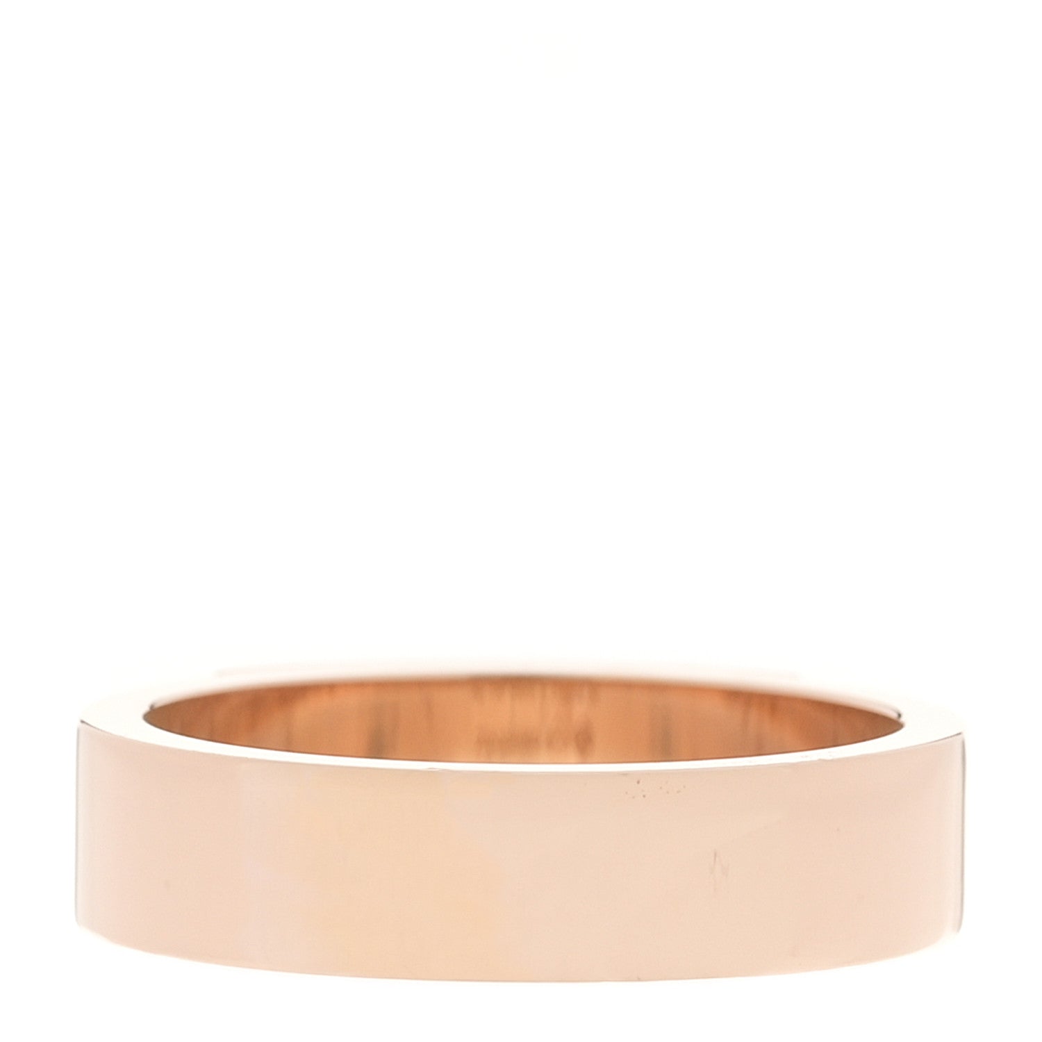 Hermes 18K Rose Gold Diamond Pave Kelly Ring  52 6 3 of 5