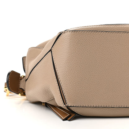 Loewe Grained Calfskin Small Puzzle Bag Sand Mink 8 of 9