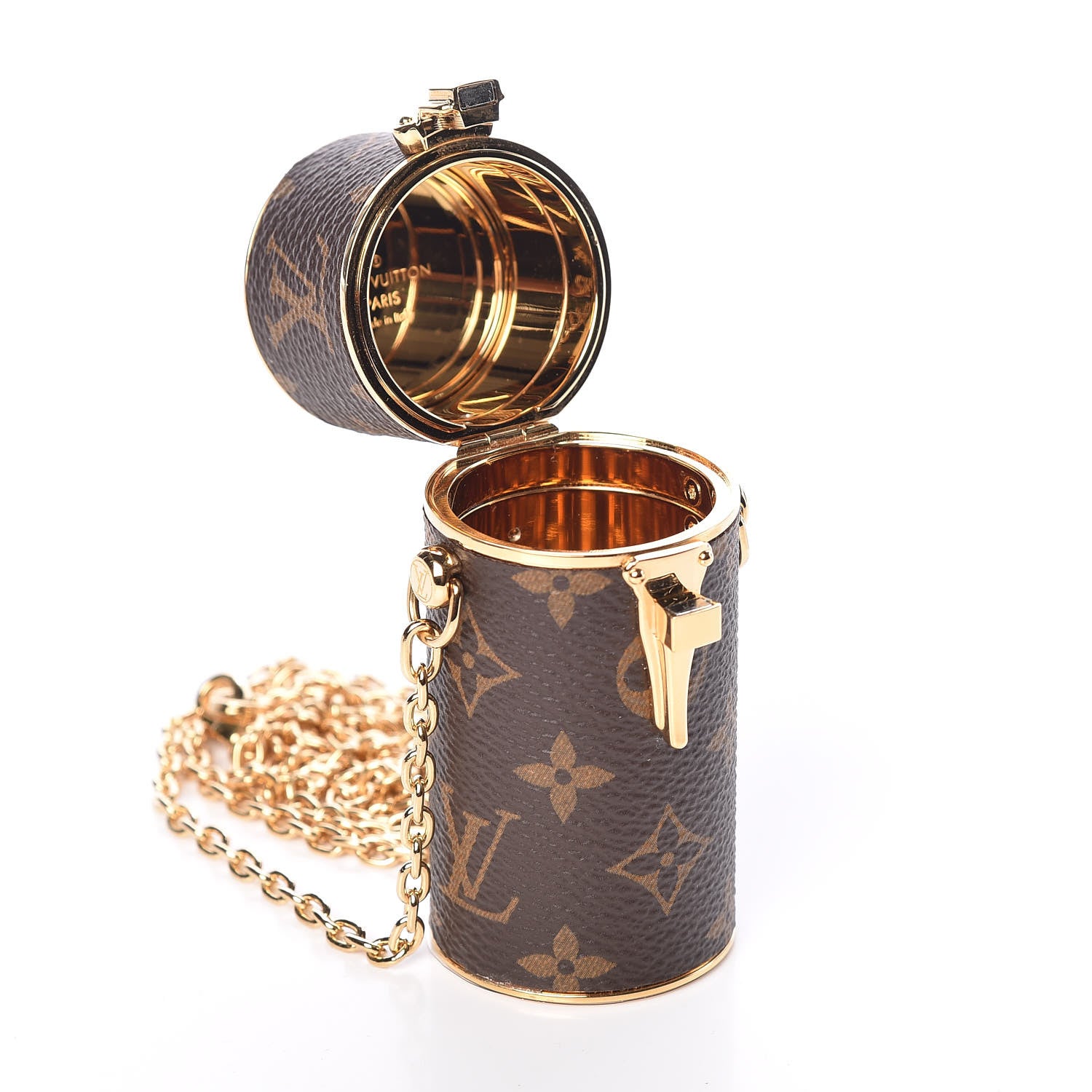 Louis Vuitton Monogram Chain Lipstick Case 5 of 10