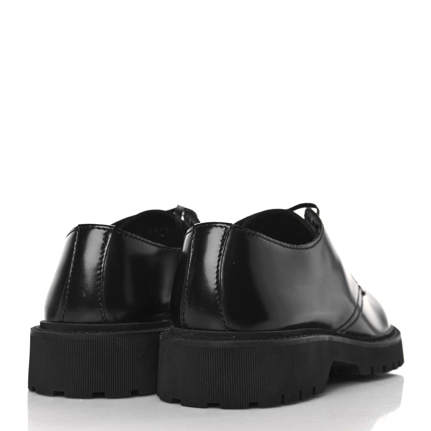 Saint Laurent Ketta Liverpool Lace Up Derby Shoes 39 Black 4 of 9