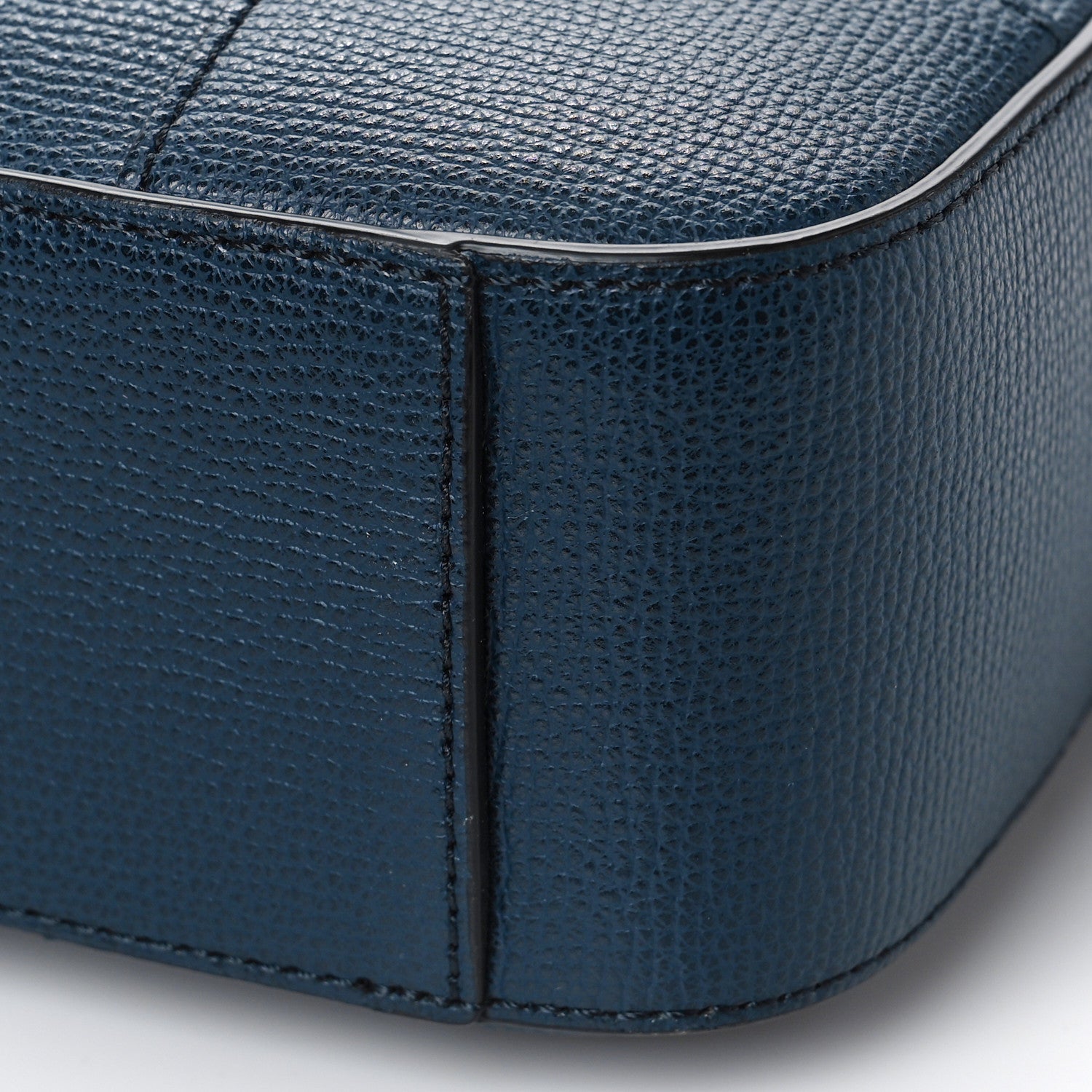 Mulberry Small Classic Grain Calfskin Belgrave Single Document Holder Deep Sea 8 of 8