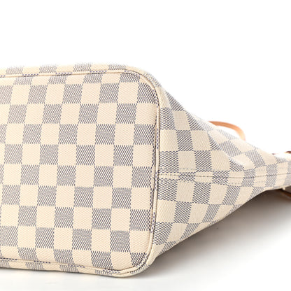 Louis Vuitton Damier Azur Neo Neverfull MM Rose Ballerine 9 of 11