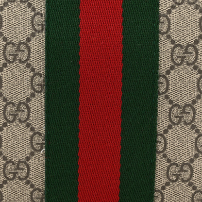 Gucci GG Supreme Monogram Web Small Ophidia Half Moon Hobo Brown 7 of 10