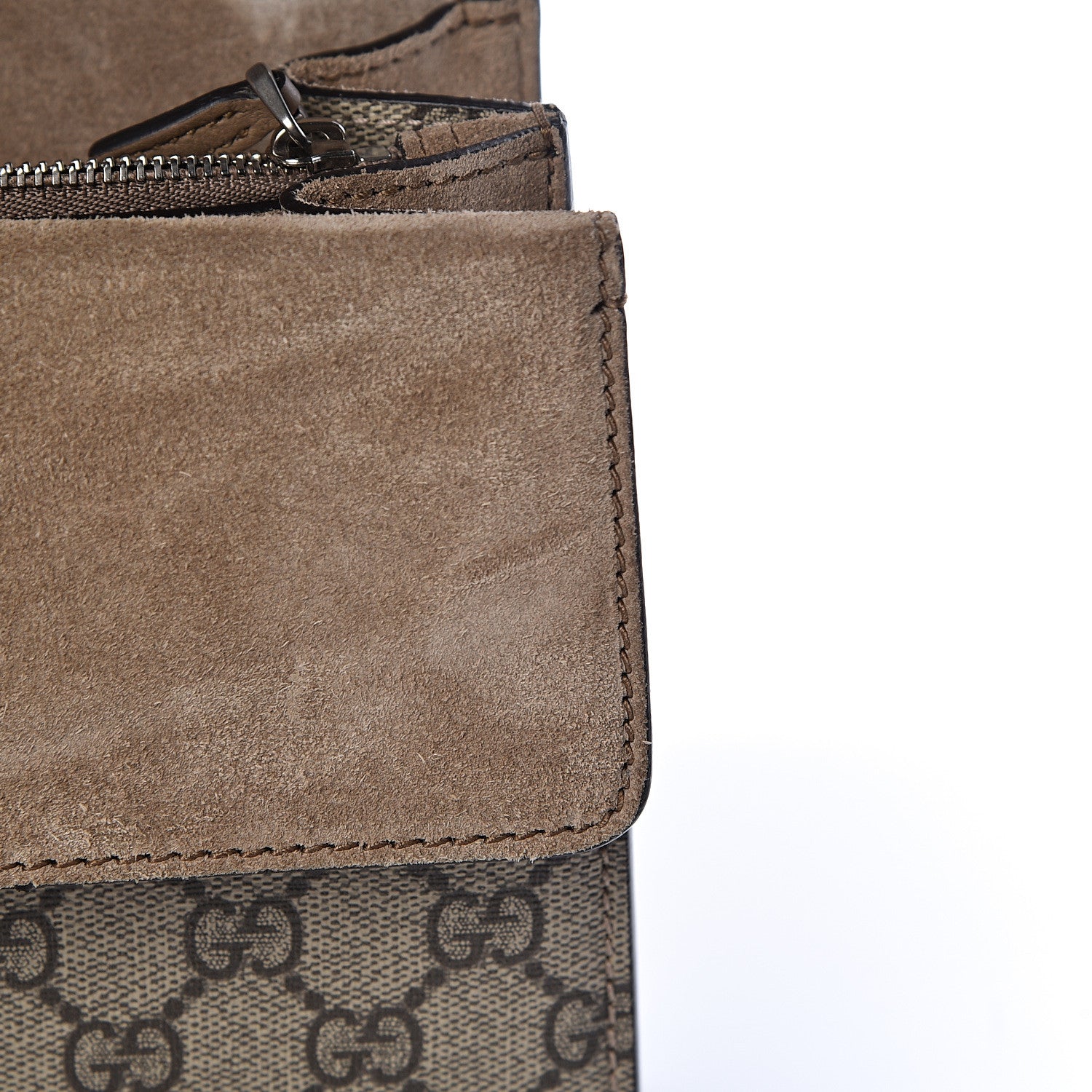 Gucci GG Supreme Monogram Small Dionysus Shoulder Bag Taupe 12 of 14