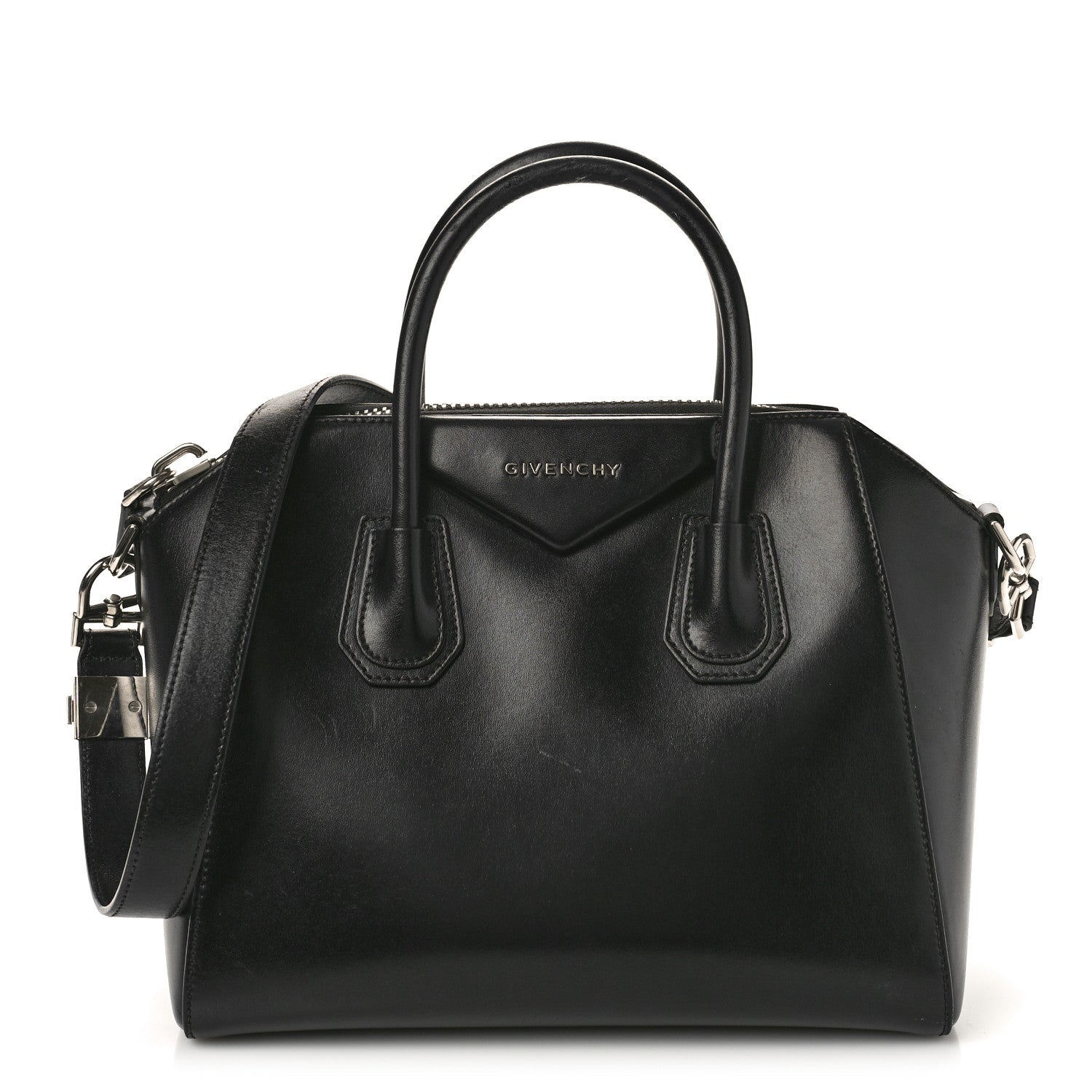 Givenchy Shiny Lord Calfskin Small Antigona Black 1 of 14