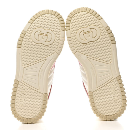 Gucci Calfskin Womens Re-Web Sneakers 36.5 White Pink 6 of 11