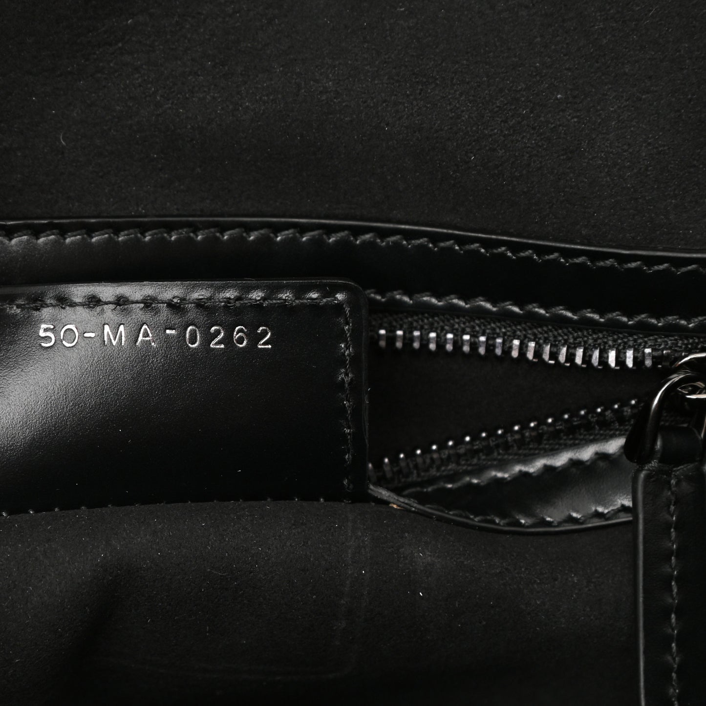 Calfskin Macrocannage Small Diorcamp Messenger Black